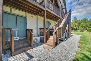 1 Block to Main St & River: Downtown Helen Condo