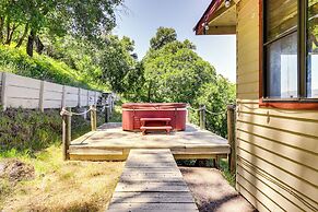 Private Hot Tub w/ Water Views: Lower Lake Getaway