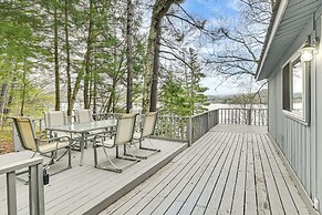 Lake-view Cabin w/ Furnished Deck in Hadley!