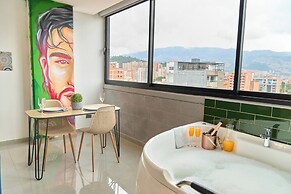 Stadio Comfort Jacuzzi Rosa Negra Aparta-suite