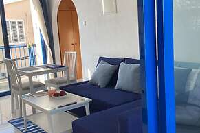 Paphos Blue Apartment Complex Pool View