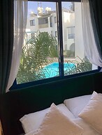 Paphos Blue Apartment Complex Pool View