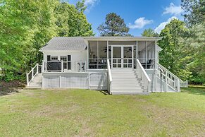Private Dock + Fire Pit: Serene Lake Gaston Escape