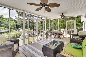 Private Dock + Fire Pit: Serene Lake Gaston Escape