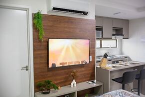 Studio com Lazer Completo e boa Localiza o