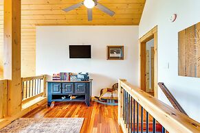 Mtn-view Deck: Scenic Conway Log Cabin!