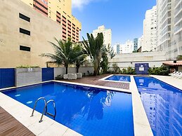 Apto na Praia - Ar condicionado e Churrasqueira