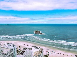Apto na Praia - Ar condicionado e Churrasqueira