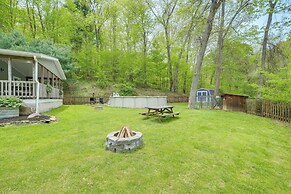 Walk to River: Loudonville Retreat w/ Hot Tub!