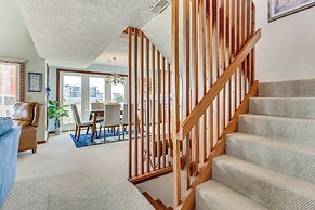 Deck & View: Oceanfront Oasis in Oak Island!