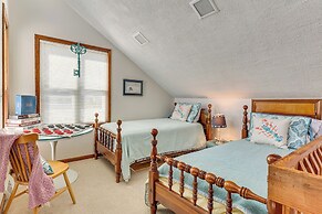 Deck & View: Oceanfront Oasis in Oak Island!