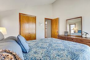 Deck & View: Oceanfront Oasis in Oak Island!