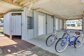 Deck & View: Oceanfront Oasis in Oak Island!