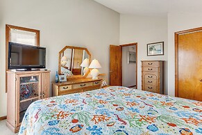 Deck & View: Oceanfront Oasis in Oak Island!