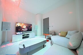 Pool villa with slide karaoke kitchen