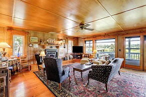 Spacious Riverfront Cottage w/ Dock in Green Pond!