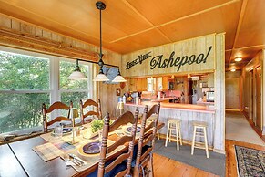Spacious Riverfront Cottage w/ Dock in Green Pond!