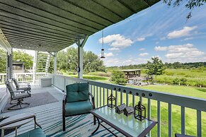 Spacious Riverfront Cottage w/ Dock in Green Pond!