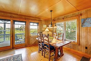 Spacious Riverfront Cottage w/ Dock in Green Pond!