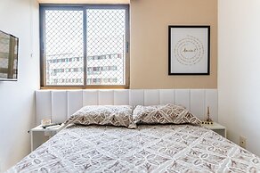 109 Flat completo e acolhedor nas Graças