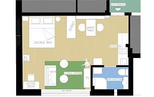 Relaxing Studio Apt 1 min to Highway Parking