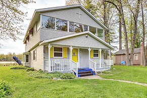 Lakefront Group Getaway w/ Dock in Baldwin!
