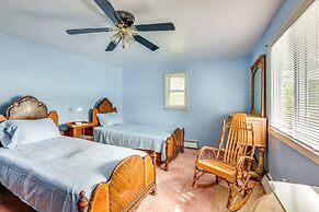 Lakefront Group Getaway w/ Dock in Baldwin!