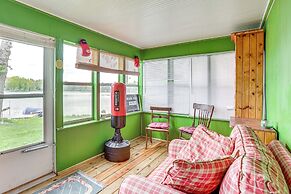 Lakefront Group Getaway w/ Dock in Baldwin!