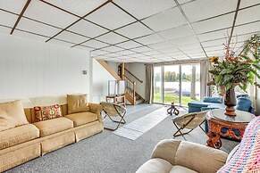 Lakefront Group Getaway w/ Dock in Baldwin!