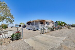 Snowbird Heaven: Rural Quartzite Home Near Hiking
