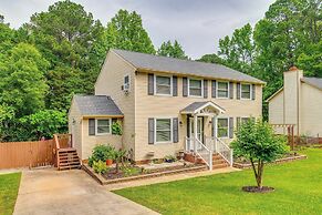 3 Mi to Dtwn Cary: Family Home w/ Deck!