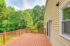 3 Mi to Dtwn Cary: Family Home w/ Deck!