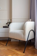 Elegant 3BR Flat Steps From Romanian Athenaeum