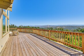 Deck + Views: Scenic Yosemite Lakes Retreat