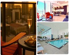 When the City Becomes a Canvas Terrace Pool Gym