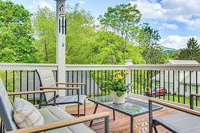 Walk to Dtwn Waynesville: Home w/ Deck!