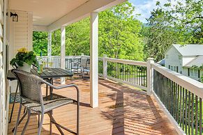 Walk to Dtwn Waynesville: Home w/ Deck!