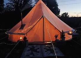 Cozy Dog Friendly Hot Tent With Log Burner