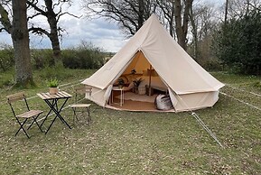 Cozy Dog Friendly Hot Tent With Log Burner