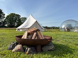 Cozy Dog Friendly Hot Tent With Log Burner