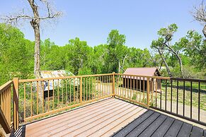 5 Mi to Navajo State Park: Riverfront Cabin!