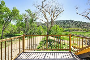 5 Mi to Navajo State Park: Riverfront Cabin!