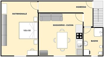 Casa luminosa con parcheggio sotto casa