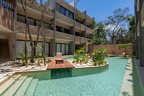 Stylish Tulum Studio Terrace Pool Relax