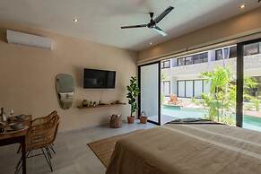 Stylish Tulum Studio Terrace Pool Relax