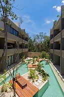 Stylish Tulum Studio Terrace Pool Relax