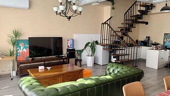 Beijing Sanlitun area duplex apartment