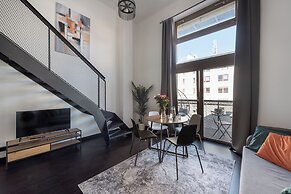 Comfy loft with balcony