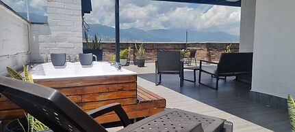 penthouse jacuzzi rooftop fun in the sun