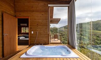 Cabana c/ vista e jacuzzi Serra Catarinense VST025